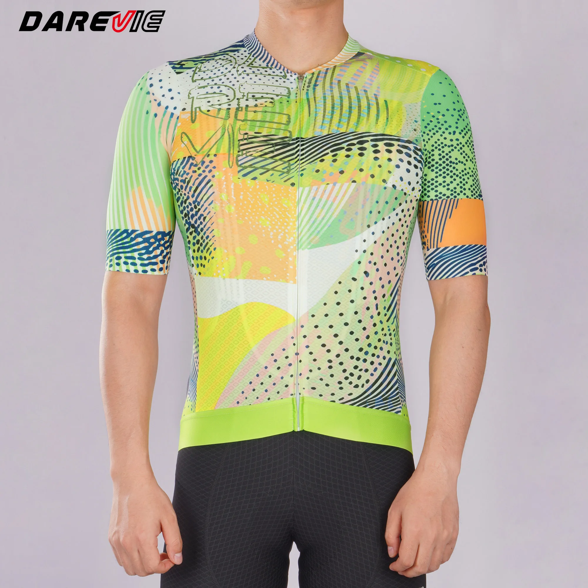 

DAREVIE Cycling Jersey Man Moisture-Wicking Pro Level Man Cycling Maillot Quick Dry Anti-Slip Light Soft Men's Cycling Clothing