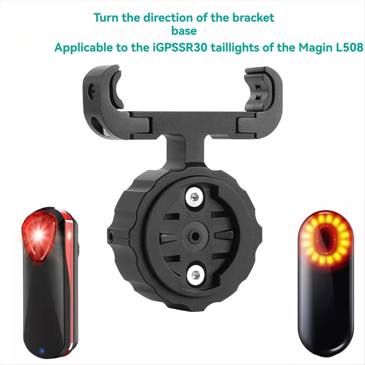 

Крепление для велосипедной фары AD10 с держателем для AirTag, кронштейн для велосипедной лампы, подставка для велосипедной фары для радаров Garmin Varia