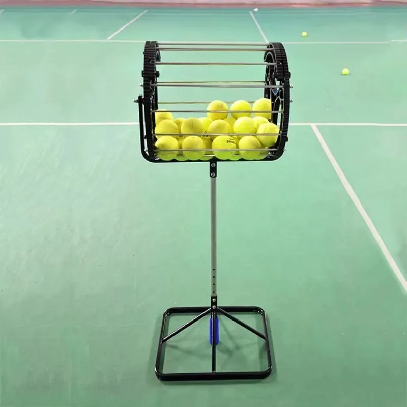 YTYINProfessional Ball-Receiving Artifact Barrel Trainer Automatic Pick-Up Basket Tennis Ball Picker Machine