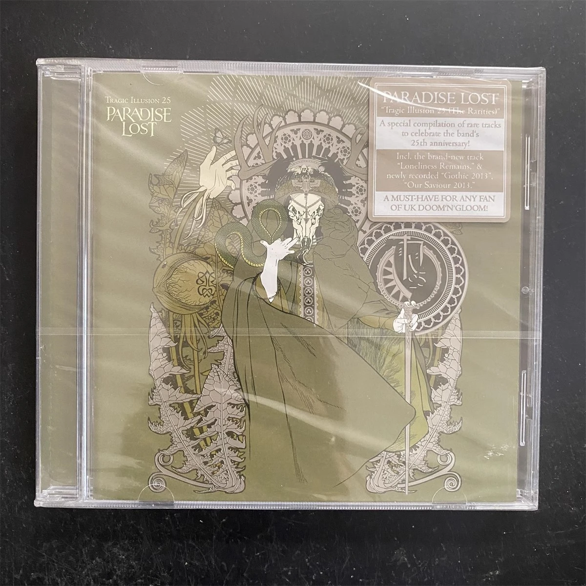 

Rock Paradise Lost Nick Holmes Music CD Tragic Illusion 25 Album Silent Heart Music Record Cosplay Walkman Car Soundtracks Box