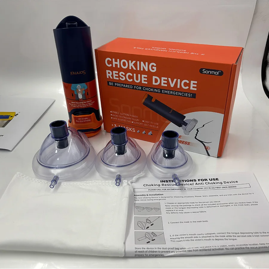 Portable Child &  Adult Anti-Choking Device Heimlich Instrument Self-Help First Aid Emergency Medical Supplies Training