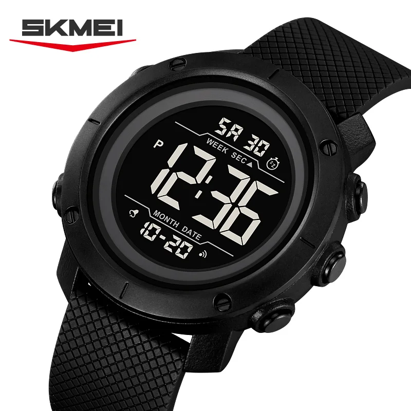 

SKMEI 2497 Классические мужские спортивные часы для активного отдыха, водонепроницаемые, с LED-дисплеем, цифровые, военные, с секундомером, электронные часы 1426 reloj