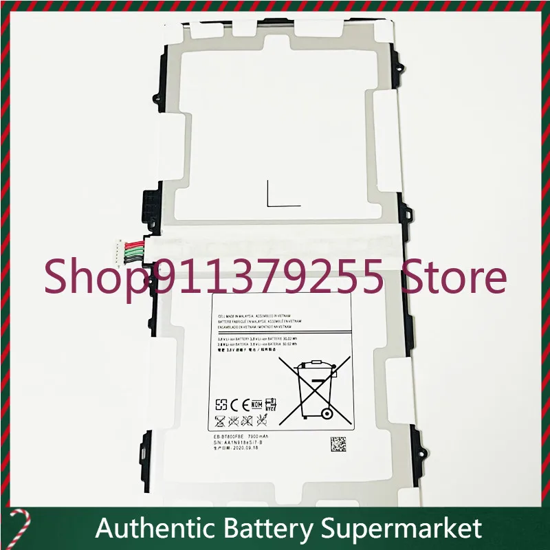 

Для Samsung Galaxy Tab S 10,5, T807A, T807P, T807V, T807T, T807R4, T807J, SCT21, 3,8 В 7900 мАч EB-BT800FBE Аккумулятор