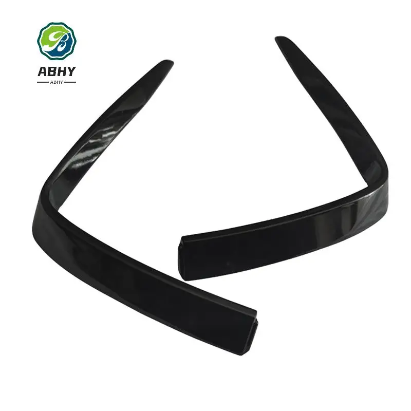 

ABHY-1Pair Front Bumper Air Knife Trim Fog Light Eyebrow For Q5 RS SQ5 2020-2024 Fog Lamp Splitter Spoiler Fangs Cover