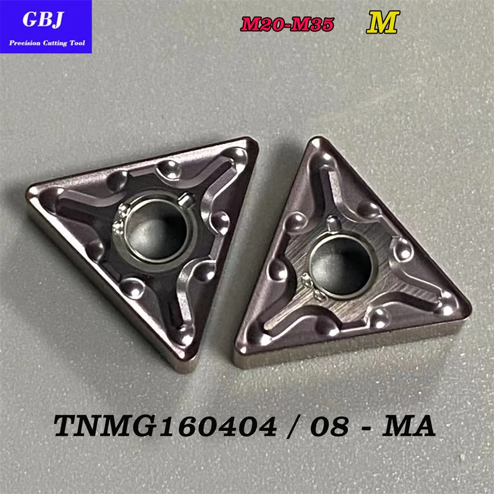 

GBJ-CNC TNMG160404-MA TNMG160408-MA GBJ205 TNMG 331 332 Stainless steel Turning insert High quality