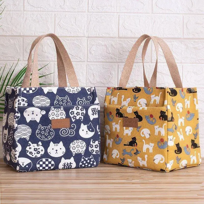 thickened-aluminum-foil-lunch-bag-canvas-handheld-student-lunch-box-bag-office-meal-carrying-insulated-bento-bag