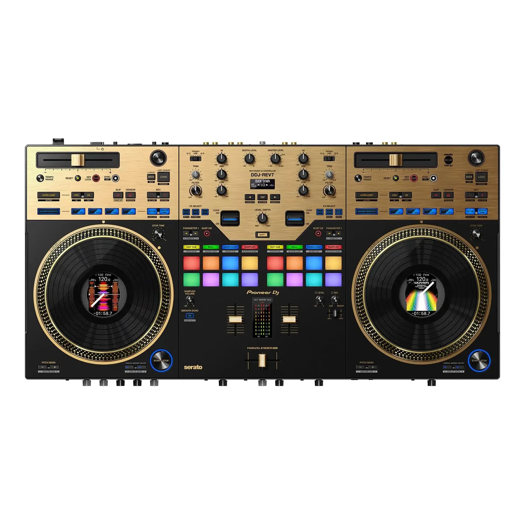 

НОВИНКА В НАЛИЧИИ: Pioneer DJ DDJ-REV7 2-канальный контроллер Serato DJ - Новый