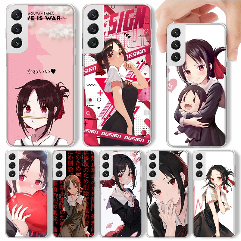 Чехол для телефона Kaguya Sama Shinomiya для Samsung Galaxy S25 S24 S23 S22 Ultra S21 S20 FE S10 Plus S10E + S25U Soft Cover Shell