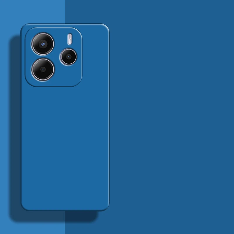 Imagen 4: Para Redmi Note 14 funda para Redmi Note 14 4G 5G Global funda Original de goma de silicona líquida parachoques a prueba de golpes para Redmi Note 14