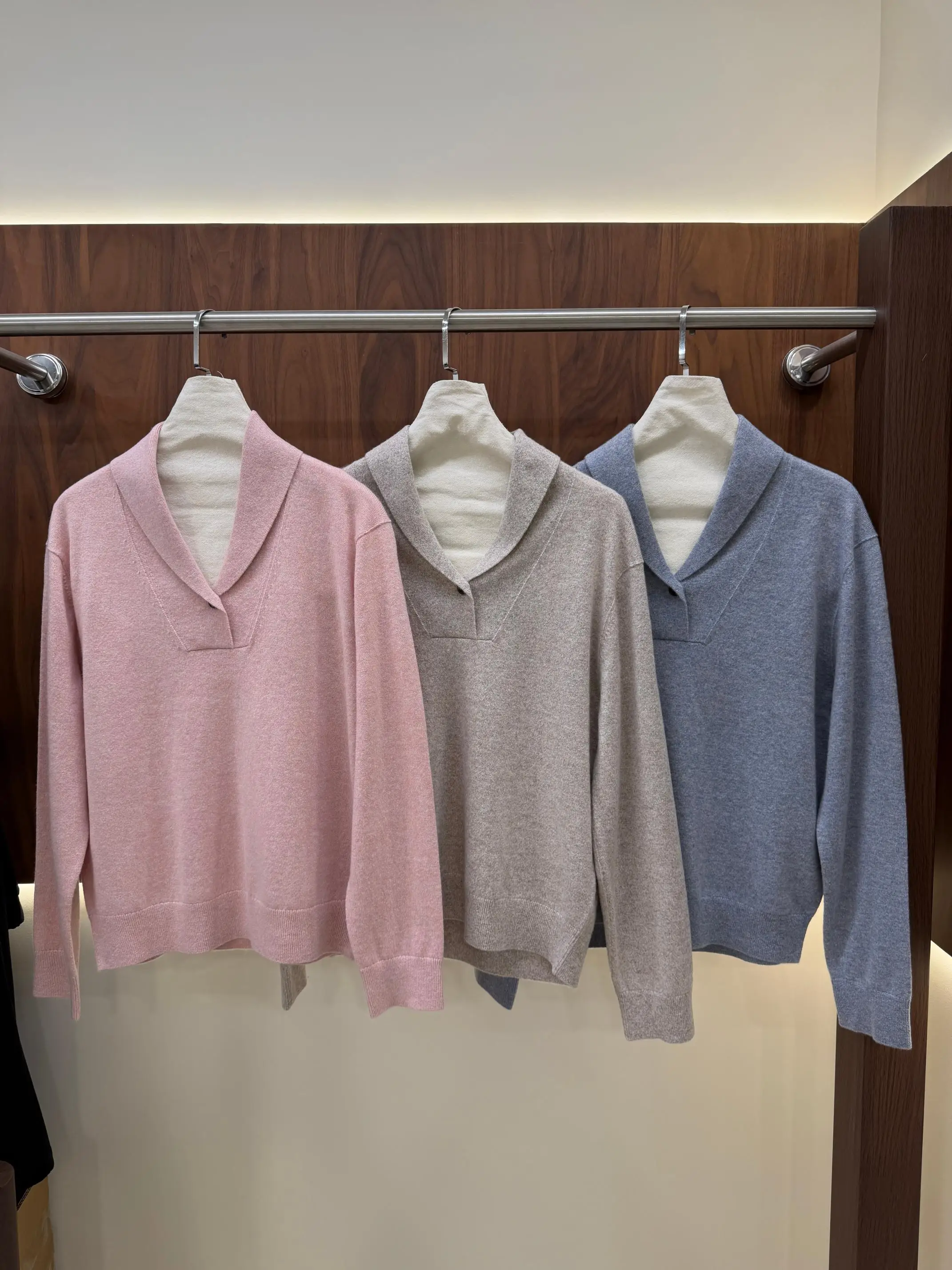 Cashmere Sweater Formal - Kadın Sonbahar/Kış Yüksek Kaliteli Kaşmir Şal