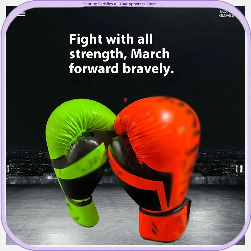 

Боксерские перчатки на воздушной подушке, амортизирующие перчатки для боксерской груши для Муай Тай, ММА, тренировок для взрослых