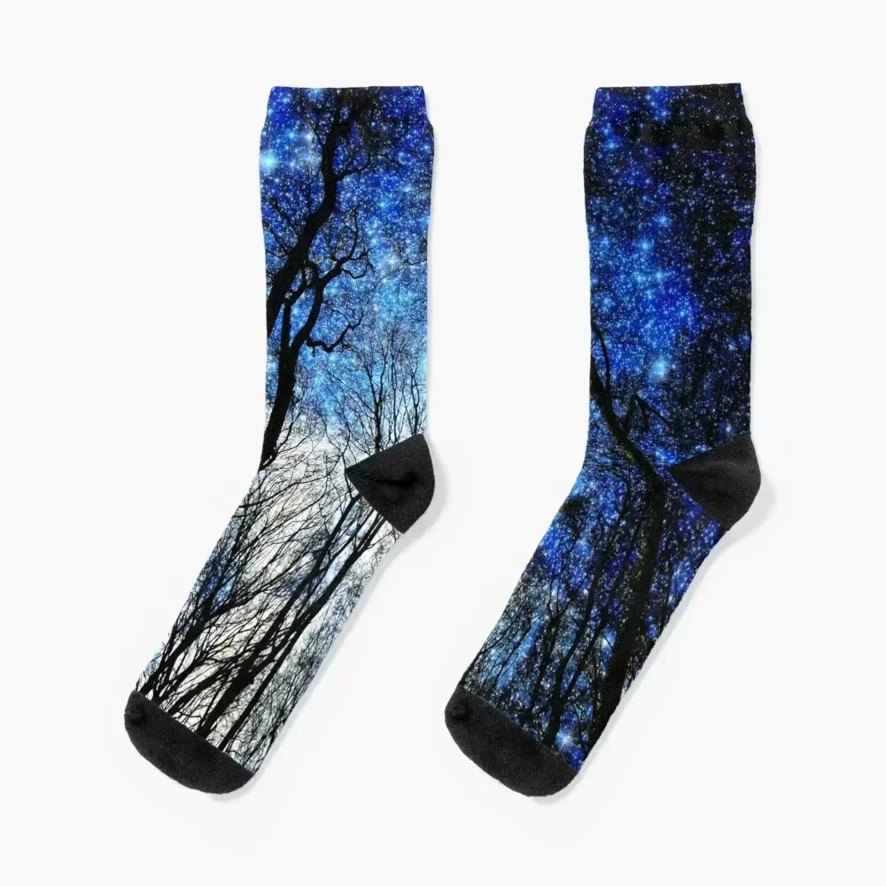 

Fantasy blue sky Socks Toe sports winter gifts Lots cool Male Socks Women's