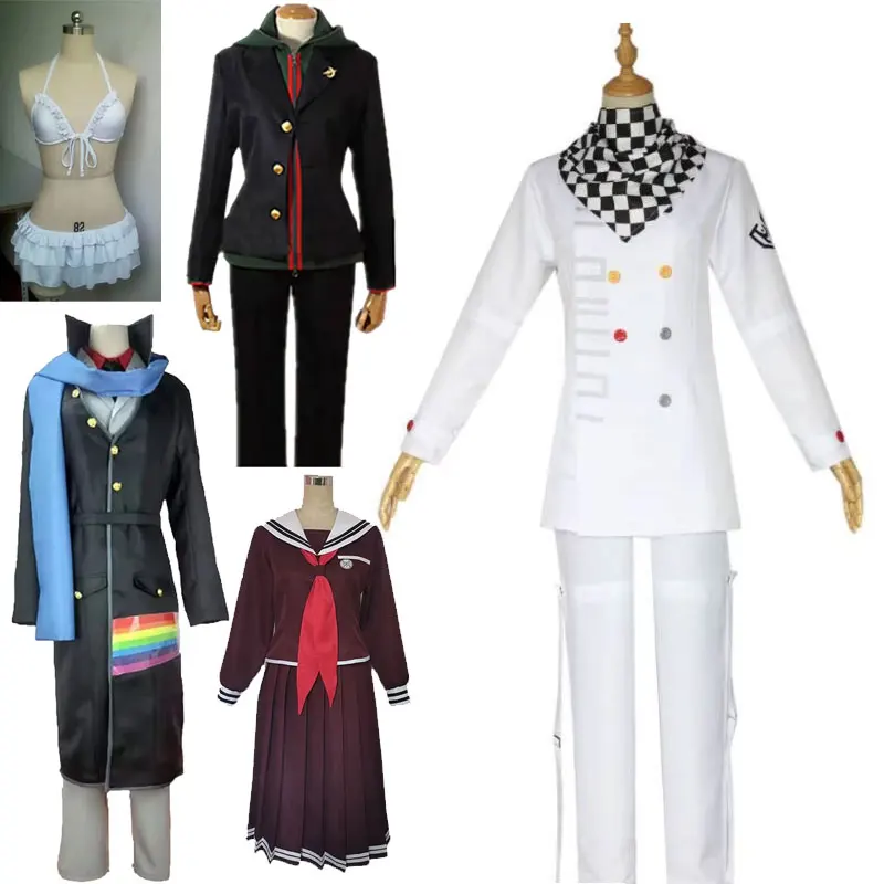 Anime Dangan Nanami Chiaki Cosplay Costumes Makoto Naegi Touko Fukawa Outfit Halloween Party Sets For Women