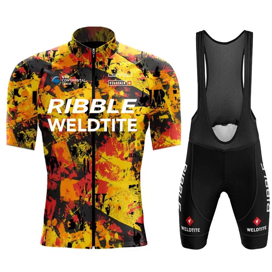 Nuevo Conjunto de Jersey de Ciclismo Graffiti, Ropa de Ciclismo de Verano, Uniforme para Bicicleta de Montaña, Maillot, Ropa Ciclismo para Hombre, Traje de Ciclismo