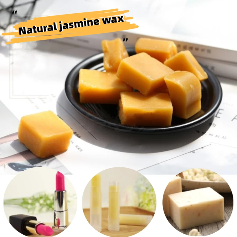 Homemade Skin Care Raw Materials Natural Jasmine Flower Wax DIY Making Lip Balm Lipstick Handmade Soap Commonly Used Materials