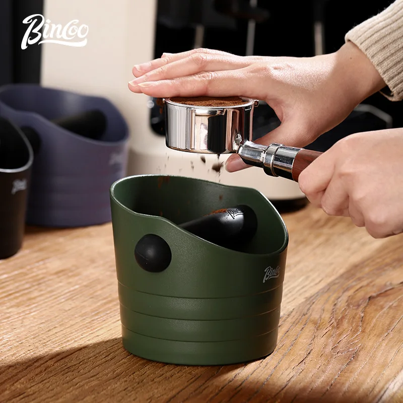 

Coffee Knock Box Espresso Grounds Container Dump Bin Bucket Anti Slip Powder Beveled Residue Barista Accessories Maker Tools