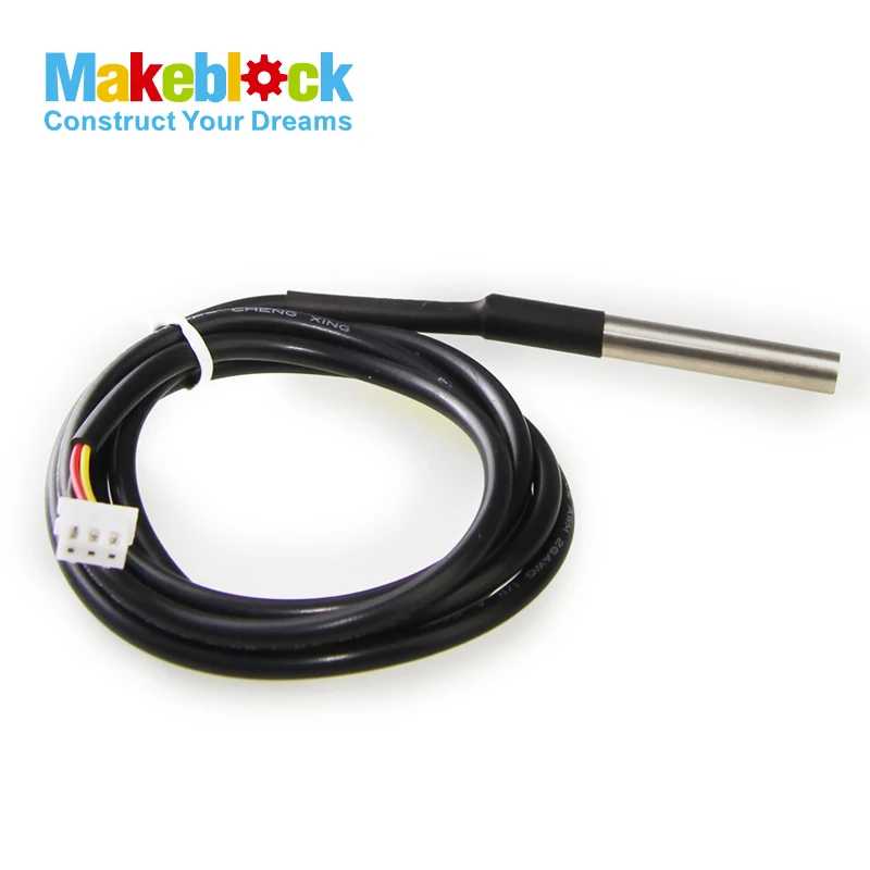 Makeblock Me Temperature Sensor Waterproof With DS18B20 Detector, 1014