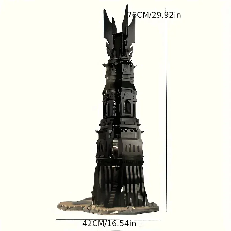 2024 New Movie Series The Tower of Orthanc Building Blocks Educational Toy Large Building Blocks