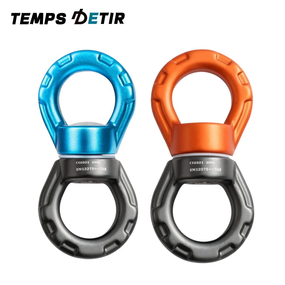 1PC 30kN Swivel Carabiner, 360° Rotation Swing Swivel Hanging Device - for Aerial Yoga Silks, Lyra Hoop, Climbing Ropes, Hammock