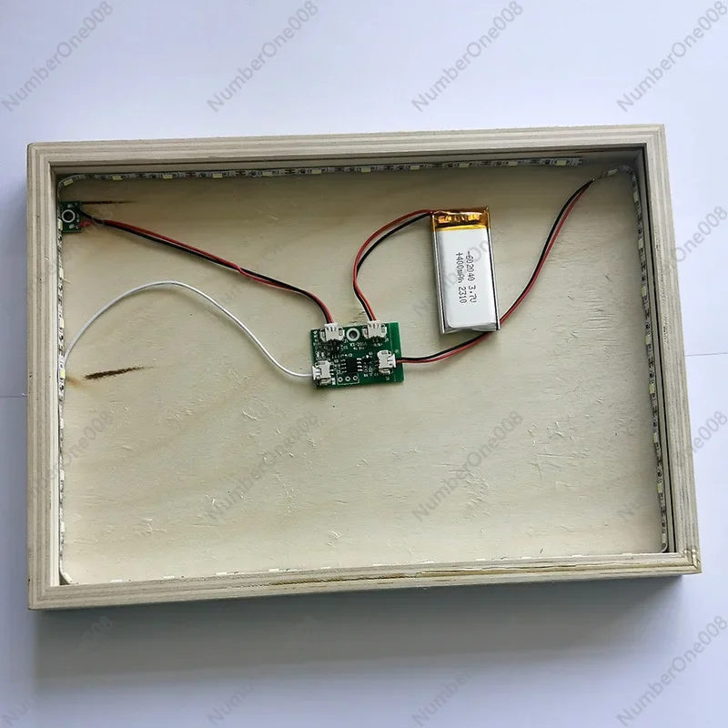 Touch Stepless Dimming Lighting Painting Handicrafts Photo Frame Night Light LED Desk Lamp DIY Circuit Board Solution