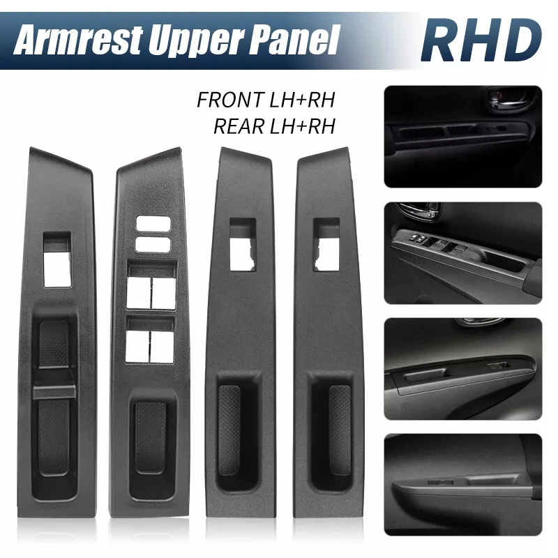 1PC 74231-52630-C0 74232-52570-C0 Window Lift Control Switch Cover Panel Frame For Toyota Vitz 2010 2011 2012 2013 2014 RHD