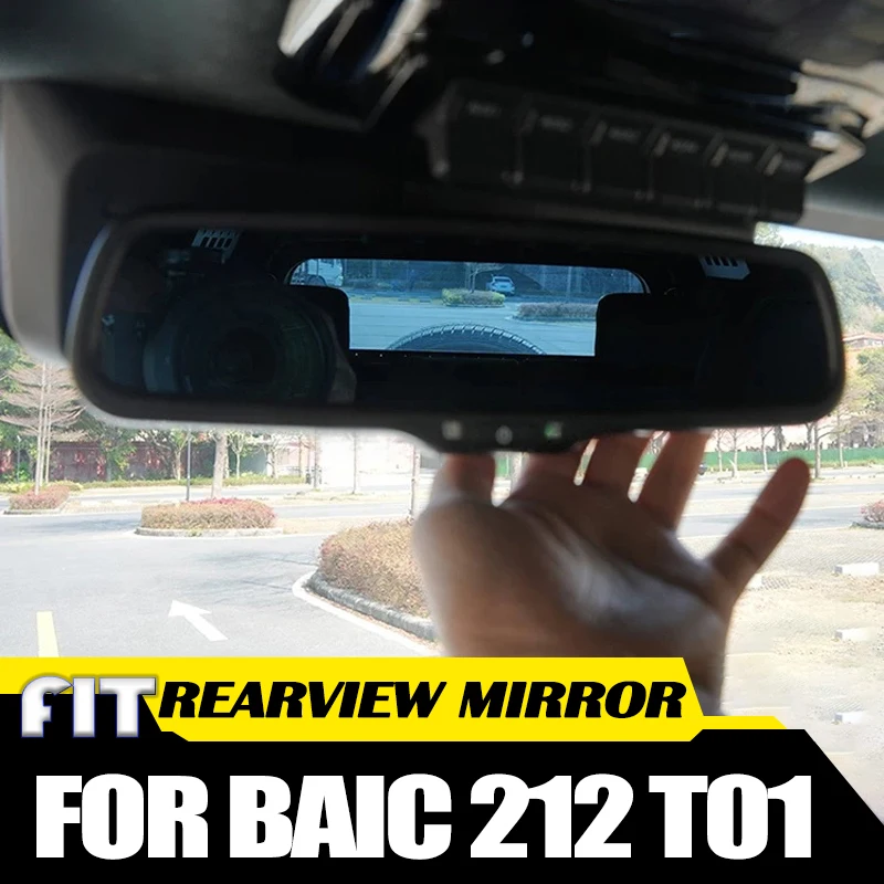 

Car Electronic Anti Glare Rearview Mirror Fit for BAIC 212 T01 2024 2025 Modified Car Automatic Anti Glare Reversing Mirror