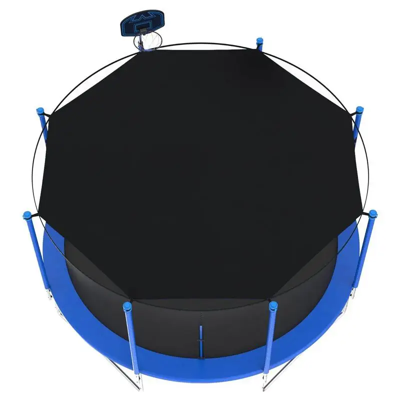 Trampoline Shade Cover UV Rain Protection Canopy 10ft Oxford Cloth Waterproof Cover Summer Rain Sun Resistant Trampoline Covers