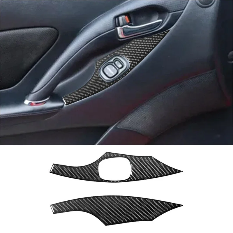 

X-T 18PCS Carbon Fiber Full Interior Set Trim Cover Decoration Sticker Accessories For Toyota Celica 2000-2005