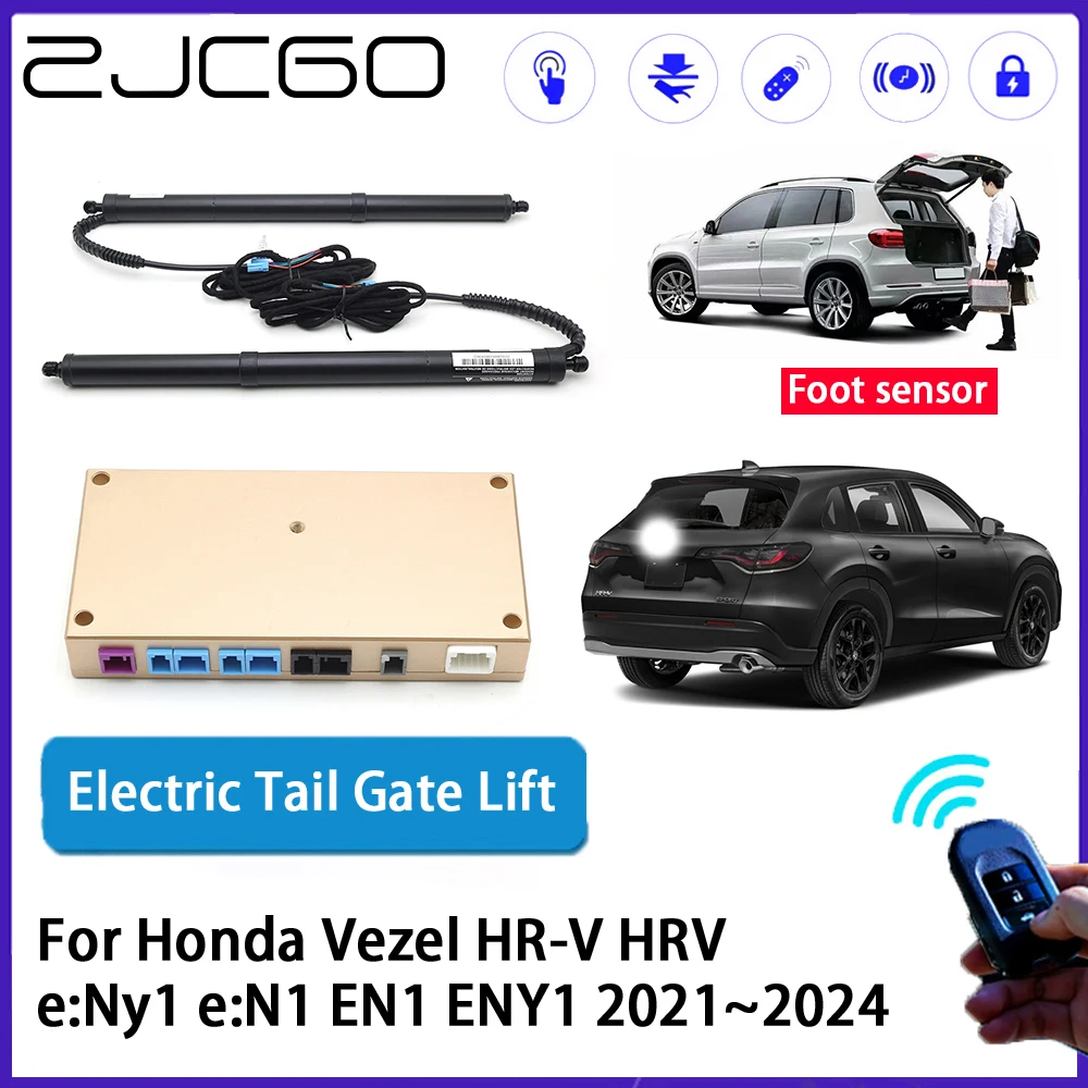 ZJCGO Auto Trunk intelligent Electric Tail Gate Lift Automatic Tailgate for Honda Vezel HR-V HRV e:Ny1 e:N1 EN1 ENY1 2021~2024