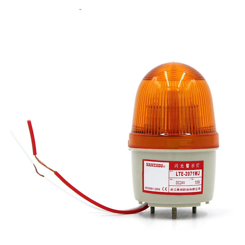 12VDC 24VDC 110VAC 220VAC Green red Blue Yellow Caution Loght MINI  Beacon Warning Signal Light Lamp  Spiral Fixed