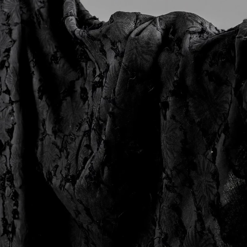 

Жаккардовая ткань Хлопок Лен Материал Кисточка Стираная текстура Одежда Дизайнерская ткань Одежда для шитья своими руками по метрам