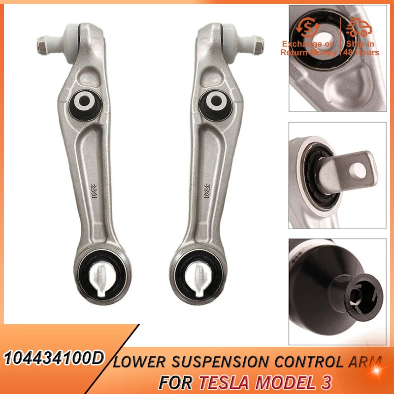 104434100D Front Lower Suspension Straight Control Arm for Tesla Model 3 2017 2018 2019 2020 2021 2022 2023 Accessories 5YJ3 L=R