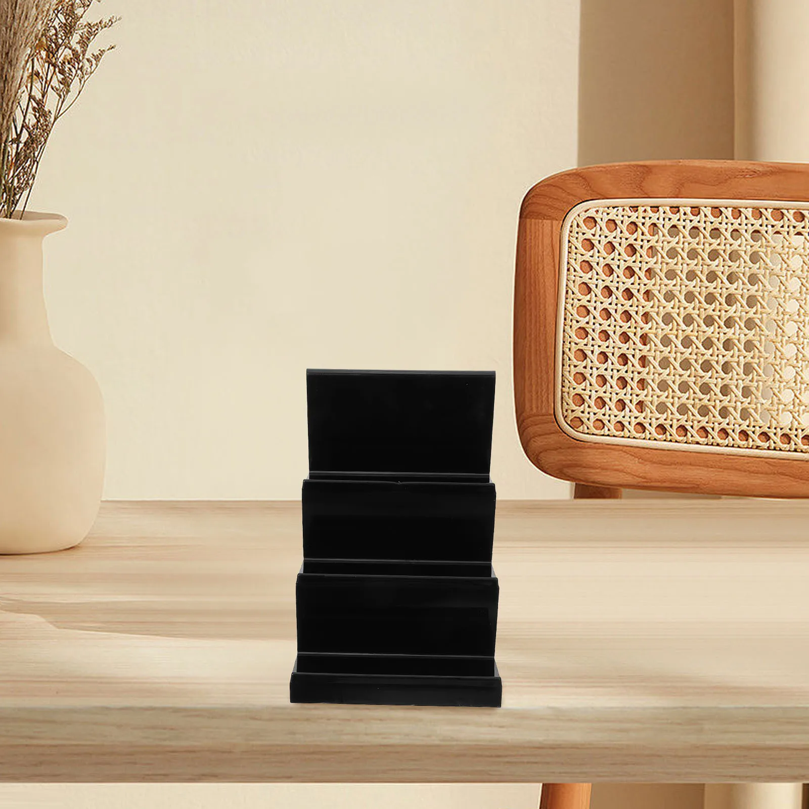 الاكريليك متعدد الطبقات عرض موقف الناهض منظم سطح المكتب محفظة محفظة مجوهرات تخزين الرف الاكريليك عرض الرف