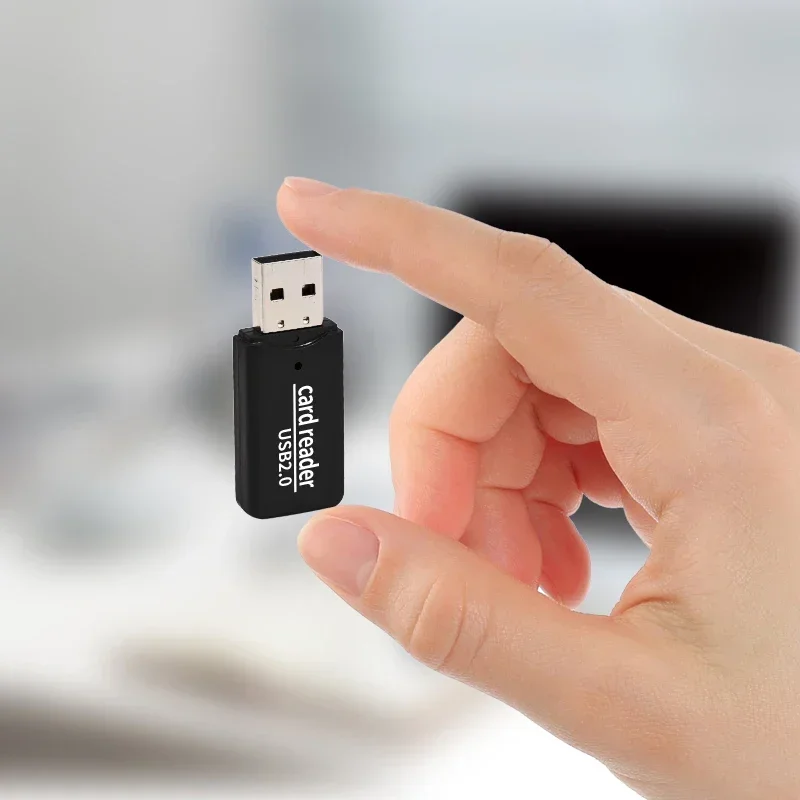 Lecteur de cartes USB 2.0, prise en charge haute vitesse, échange à chaud, carte TF, carte MicroSD, téléphone portable, carte mémoire, ordinateur