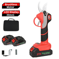 21V 30mm Brushless Cordless Electric Pruner Pruning Shears,Fruit Tree Bonsai Pruning Branches Cutter,Power Tool Garden Scissors