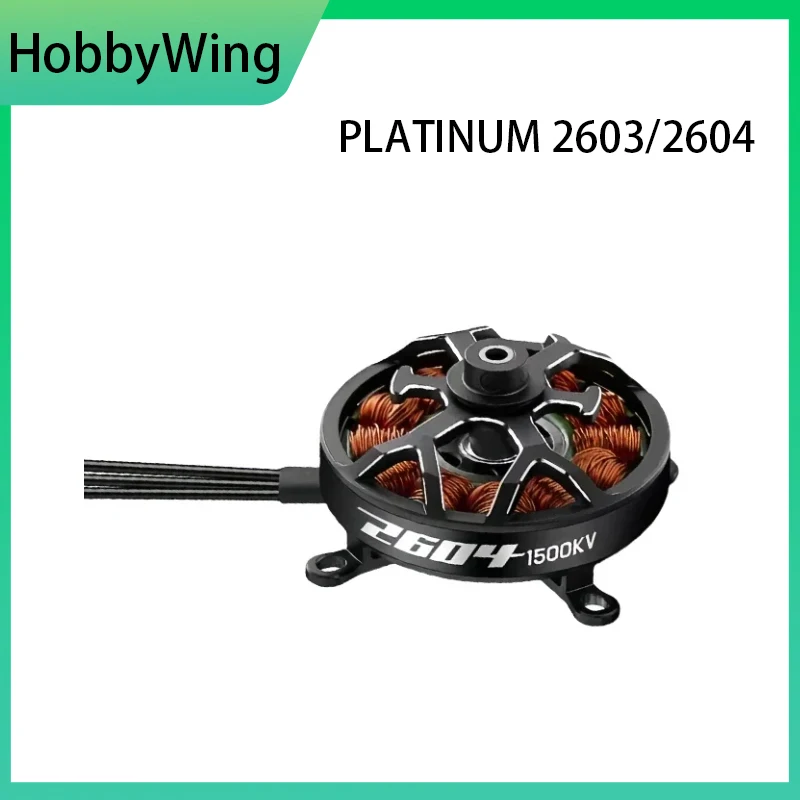SkyCityFPV HobbyWing PLATINUM 2603/2604 motores para carros de brinquedo internos 80g-300g F3P emparelhado com Platinum 18A V5 F3P ESC