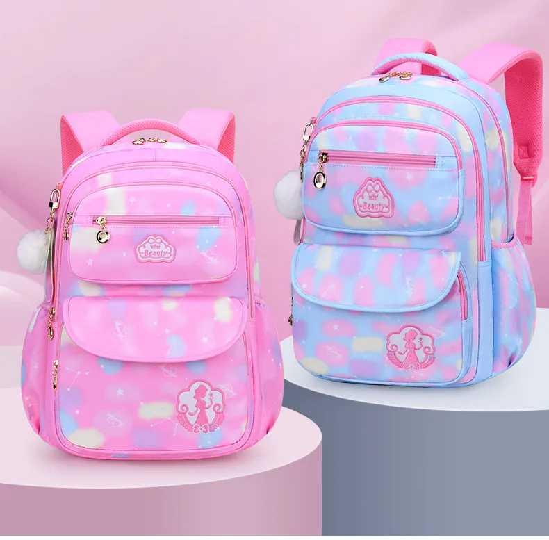 Mädchen-Schulrucksack, Rucksack für Teenager, Frauen, Kinder, weiblich, rosa, Schultasche für Grundschule, weiterführende Schule, Teenager, Kinder – Detail 26