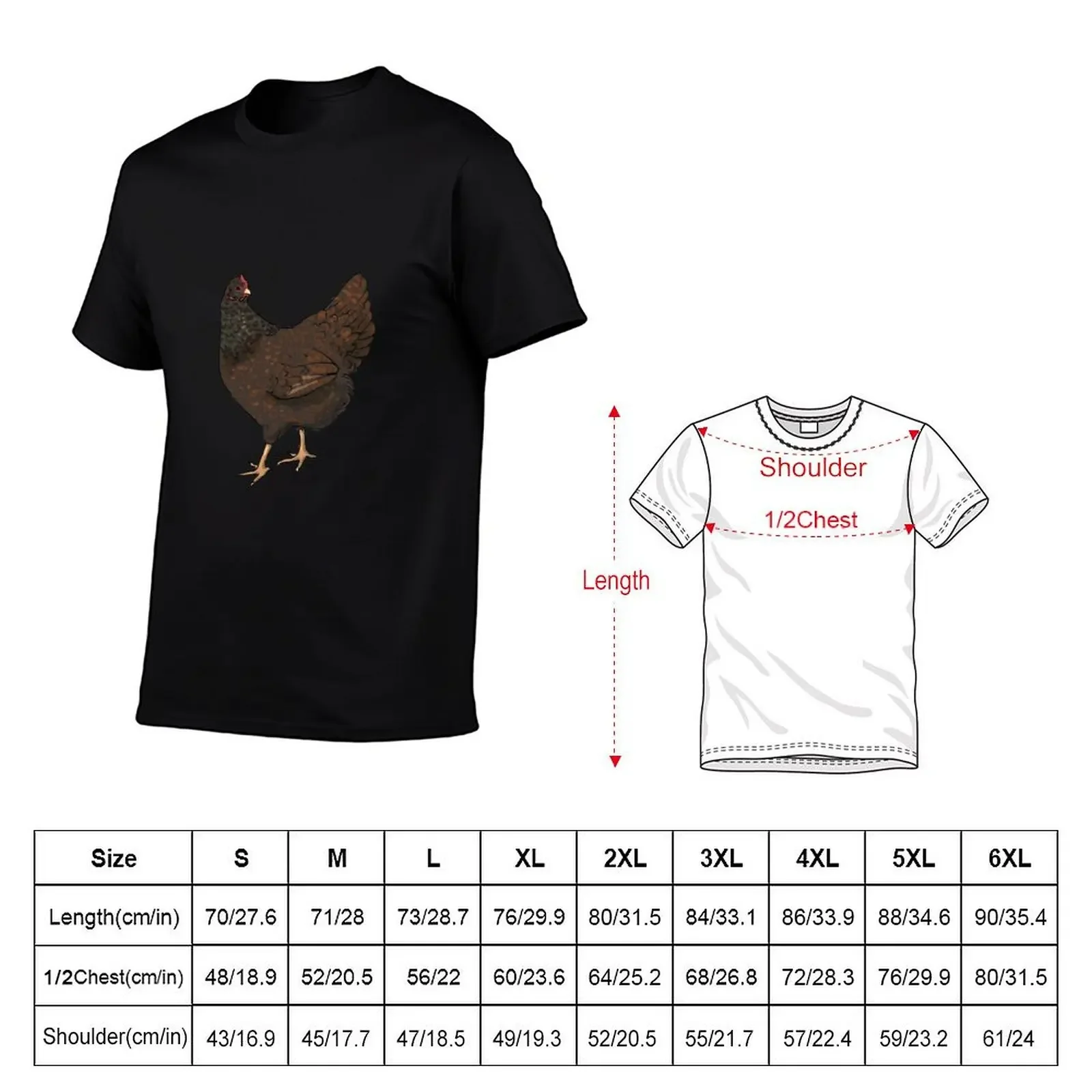 Barnevelder Chicken T-Shirt designer shirts Funny t-shirt man clothes anime tshirt mens graphic t-shirts hip hop