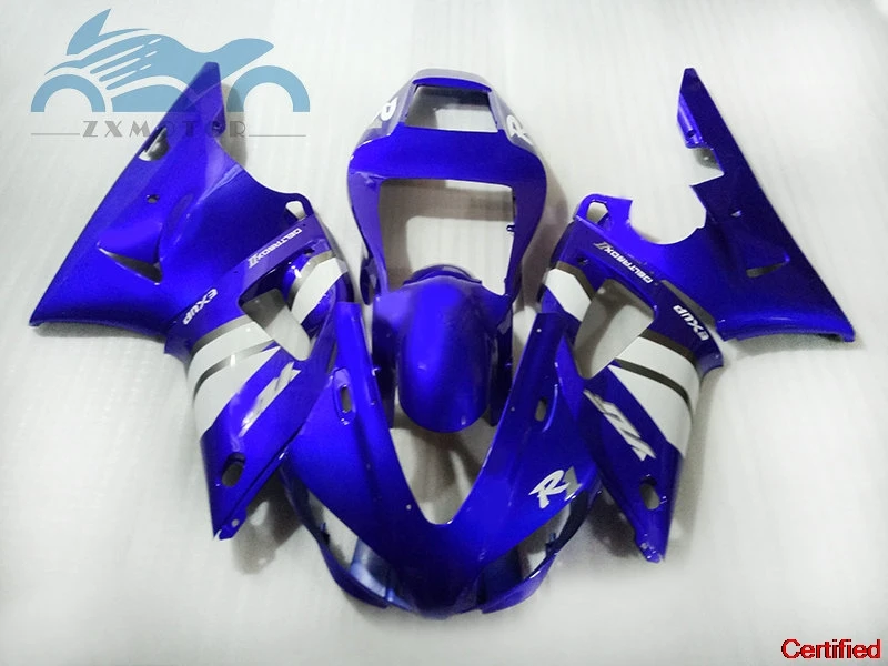 

Бесплатные комплекты обтекателей для мотоциклов на заказ, подходят для YAMAHA YZFR1 1998 1999 YZF R1 98 99, комплект обтекателей послепродажного обслуживания, темно-синие детали