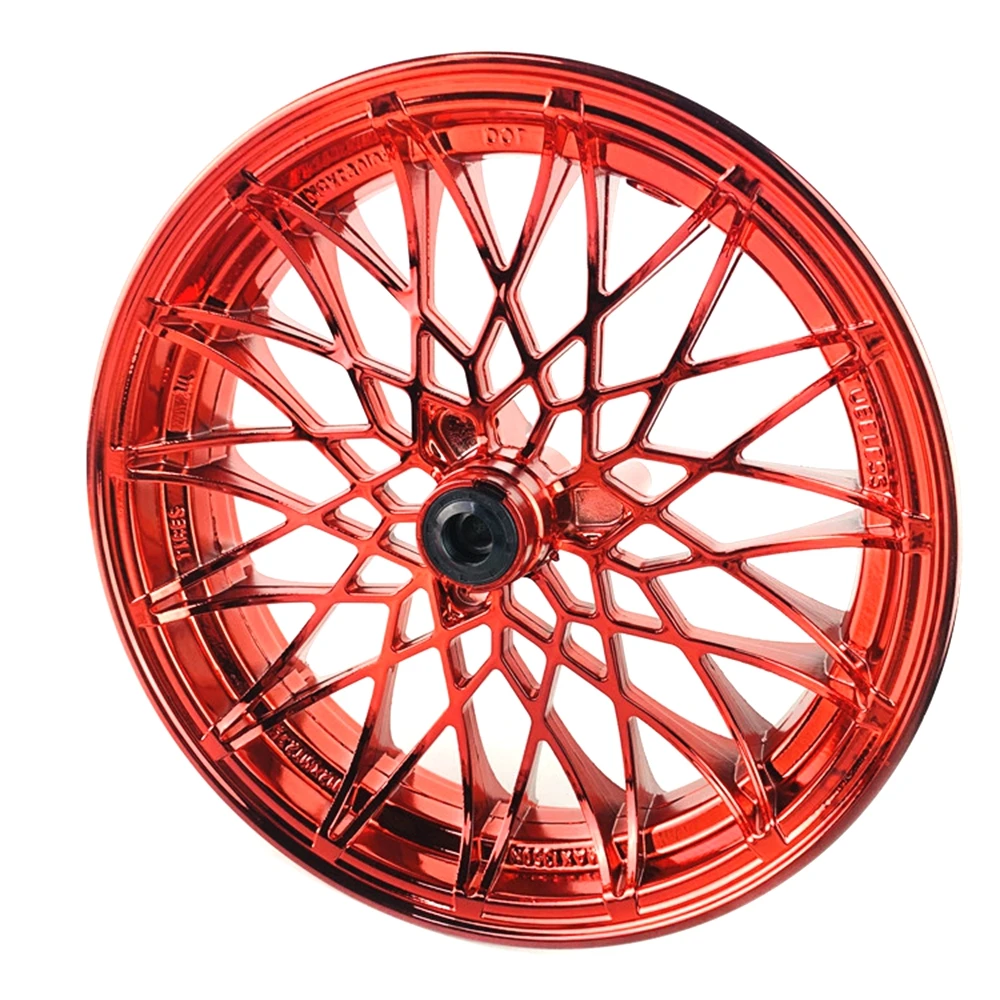 12*2.75In Plating Aluminum Hub Front Wheel Rims 3Hole 70mm Pitch Universal For Yamaha BWS RSZ M3 M5 Niu N1S/U+ E-scooter Modify