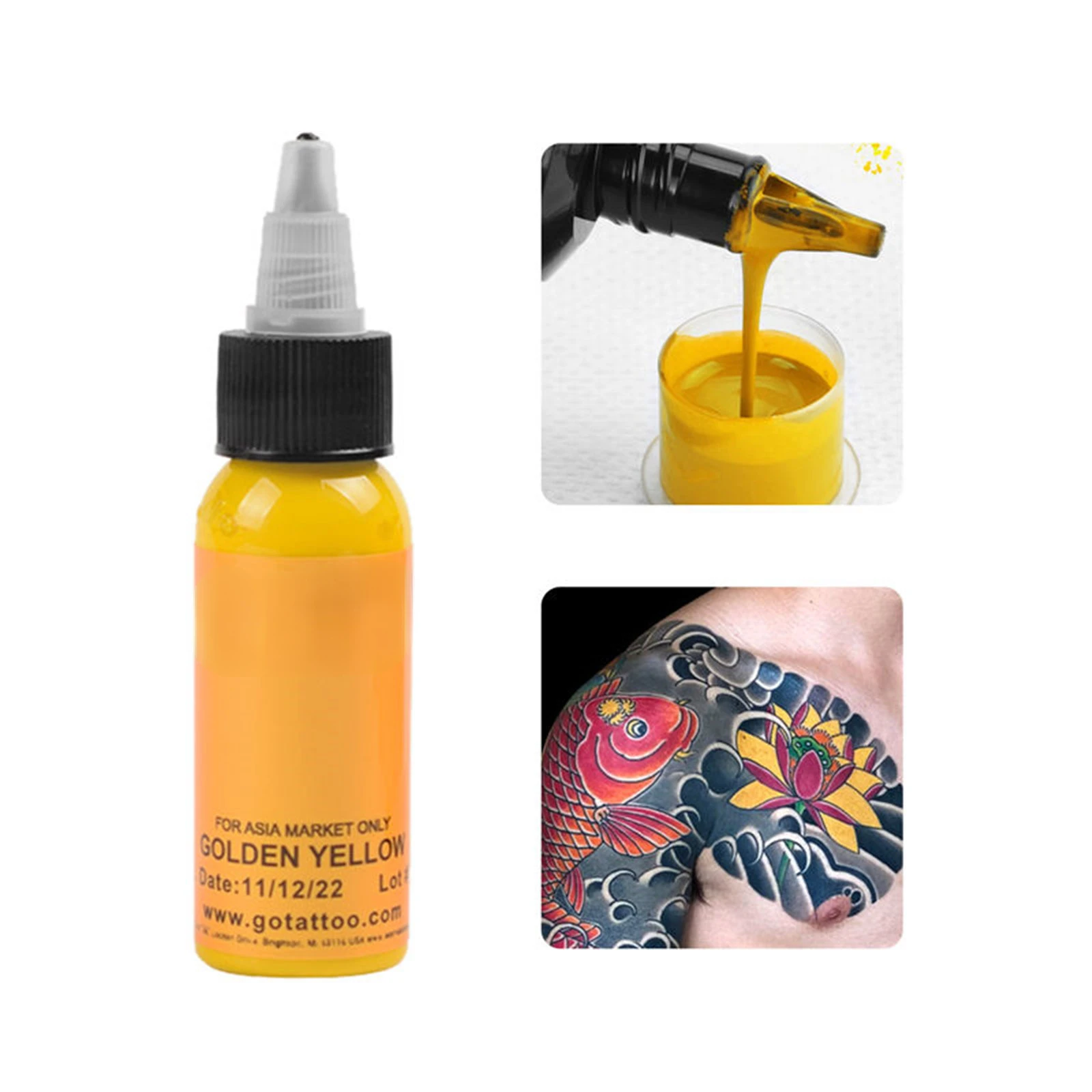30ml 14Color Mixing Tattoo Ink Permanent Makeup Tattoo Paint Body Art Natural Plant Permanent Pigment Tattoo Ink Set Supplies 1p