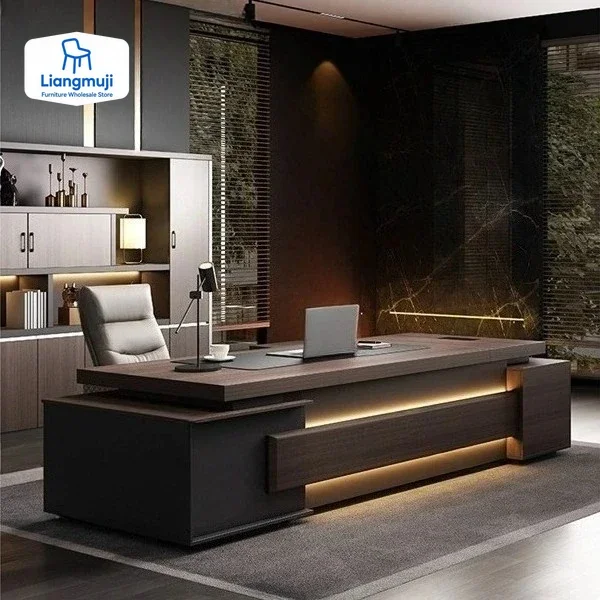 Women European Office Desk Computer Ergonomic Office Desk Corner Standing Escritorio Reception Mesa De Trabajo Hotel Furniture