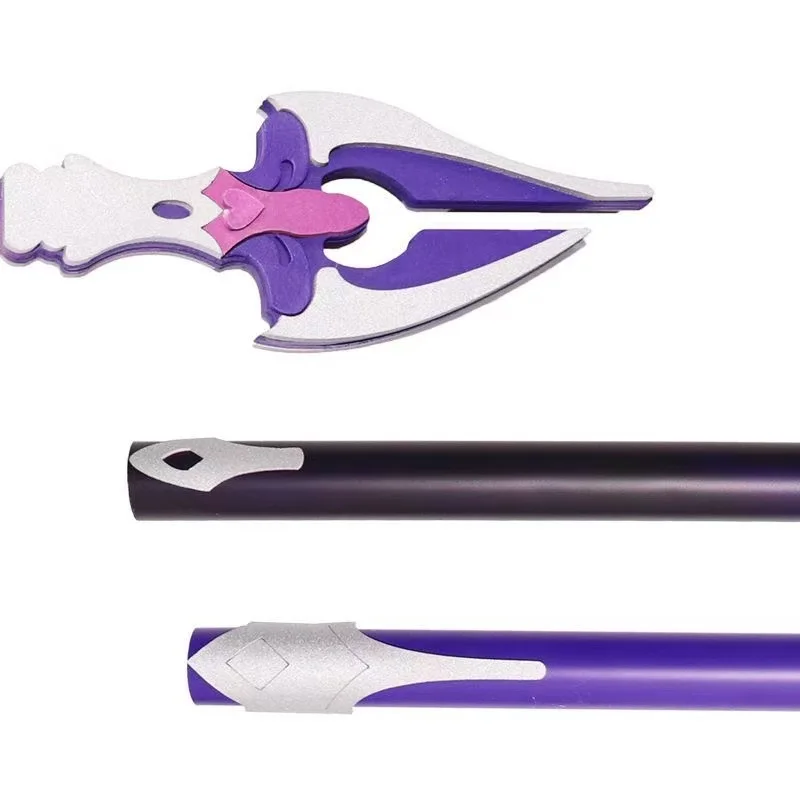 Flins Spear Weapons Gioco Genshin Impact Puntelli Cosplay Lunghezza 180CM Modello Accessori per costumi da festa di Natale di Halloween