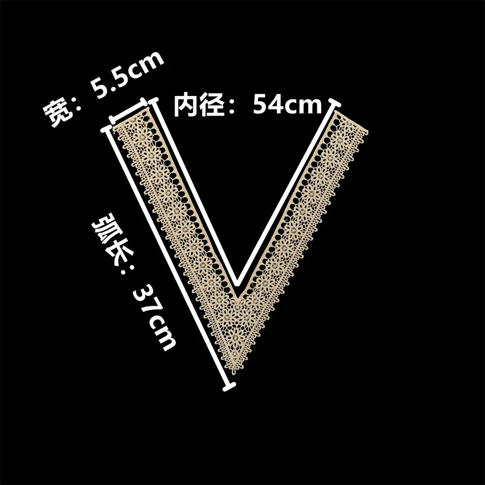 High Quality Fashion DIY Hand Sewing Shirts T-Shirt Collar Fake Collar Clothing Apparel Accessories Handicraft Lace Fabric