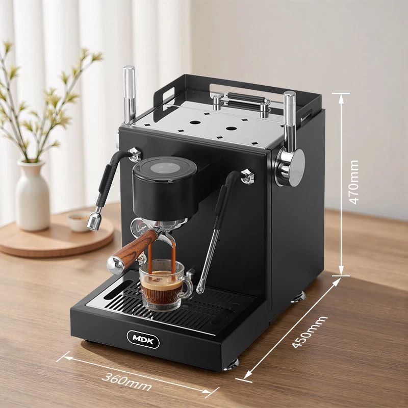 

2025 Household Semi Automatic Espresso Electric Touch Screen Stainless Steel Smart Coffee Maker Machine 12 Bars Pressure Car