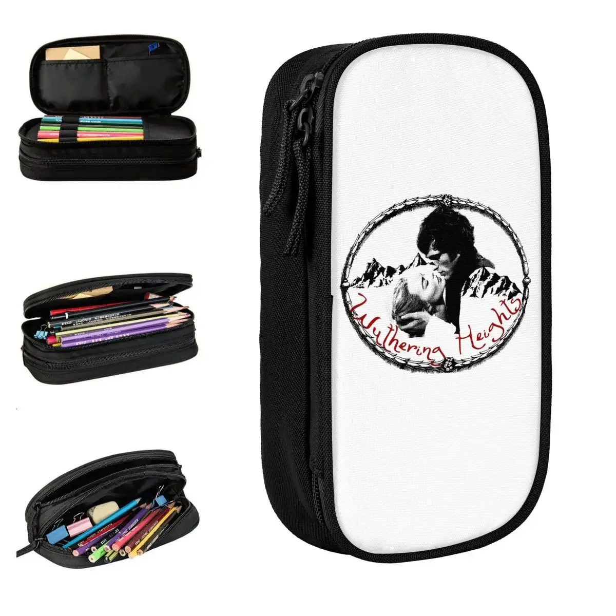 Wuthering Heights Movie Pencil Cases Cute Jacob Elordi Pen Holder Bag Kids Large Storage Office Gifts Pencilcases
