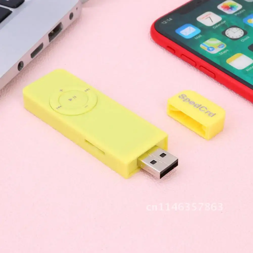 

Портативный музыкальный MP3-плеер Minie с USB, поддержка карты TF 64 ГБ, встроенная аккумуляторная батарея 160 мАч, 0,9 x см