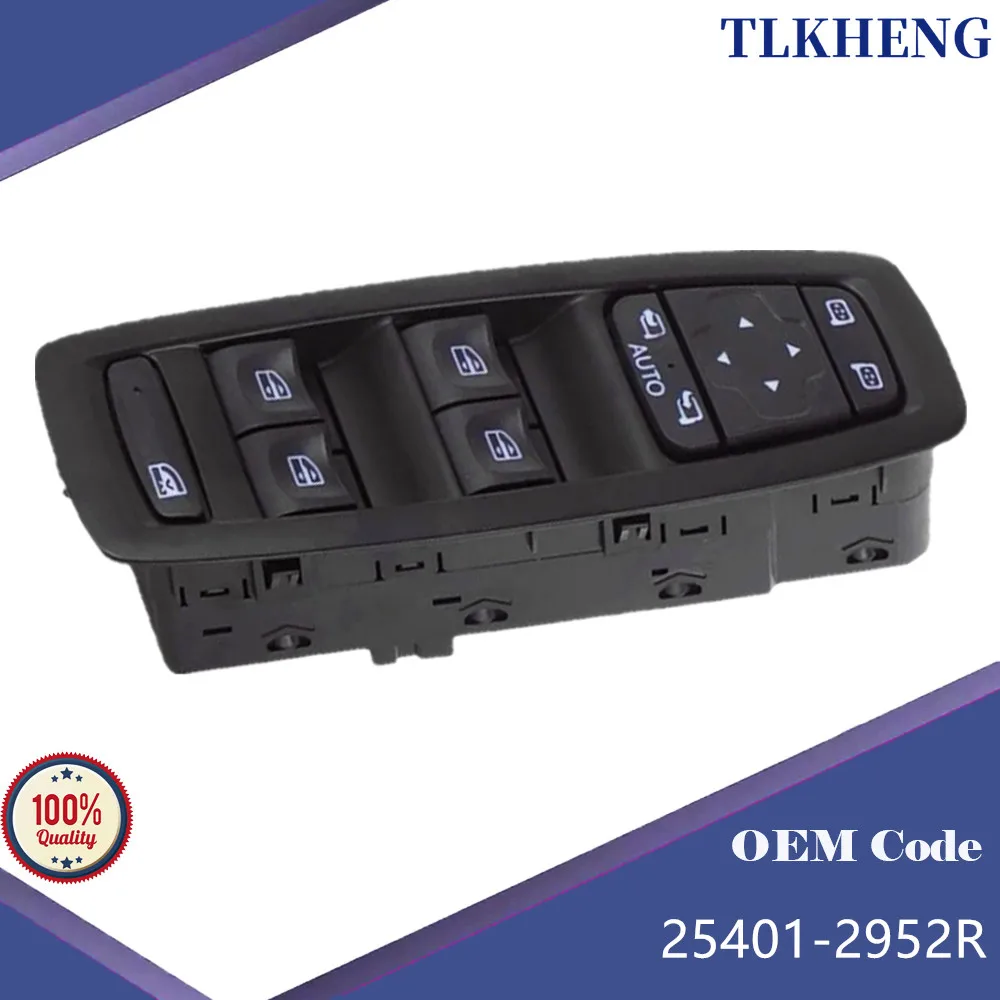 25401-2952R Electric Window Control Switch Window Lift Switch For Renault Grand Scenic Kadjar Megane Talisman 2012-2022