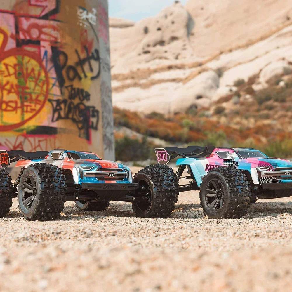 ARRMA 1/8 KRATON 6S V6 4X4 BLX Borstelloze terreinwagen Speed Monster Truck RTR RC Elektrische Afstandsbediening Model Auto