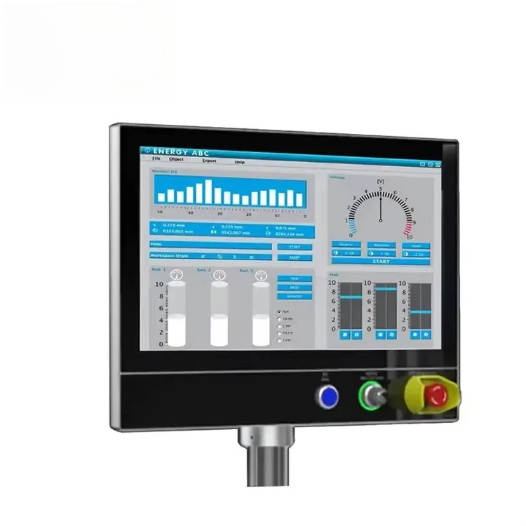15.6'' Full HD Waterproof USB LCD Support  System Swing Arm with KVM Extender Port Industrial Touch Screen Display